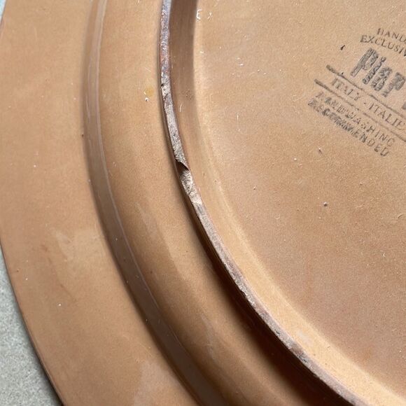 Pier One Hand Painted Large Circular Serving Dish (Made in Italy) - Picture 6 of 16